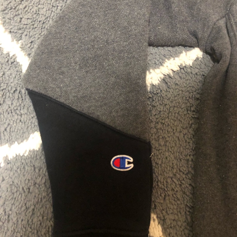 Champion Reverse Weave Split Color Lock Crewneck - image 5